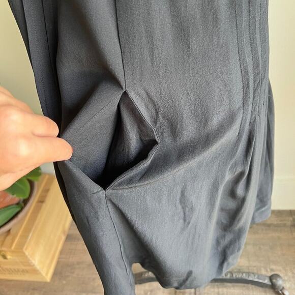 CLUB MONACO PLEATED TUNIC DRESS WITH SCALLOPED TRIM NECKLINE SIZE 6 - Picture 5 of 7